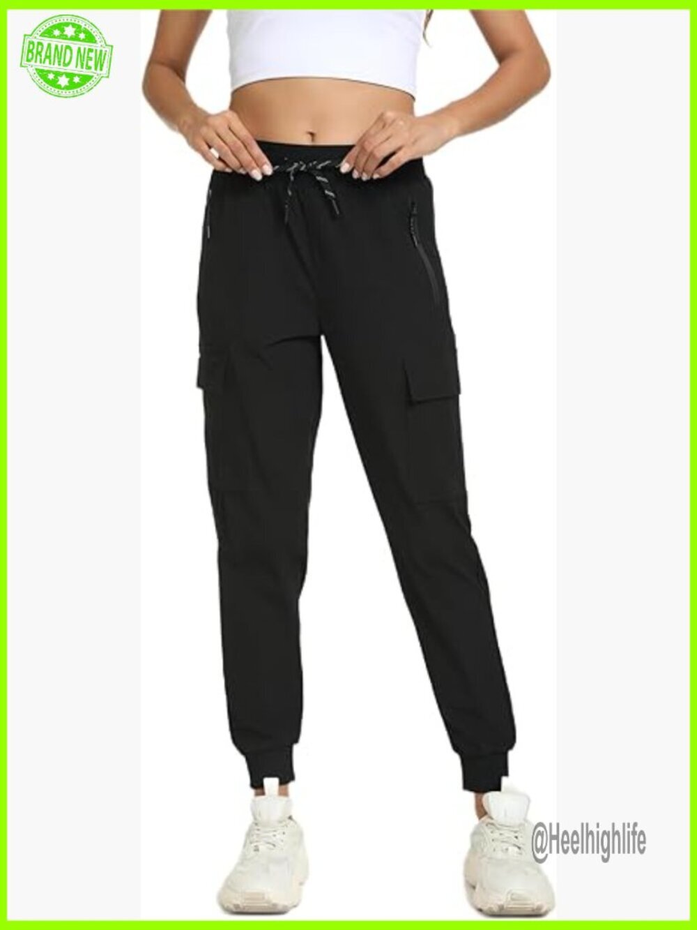 Women's Lightweight Quick-Dry Cargo Pants with Pockets for Hiking Outdoor
